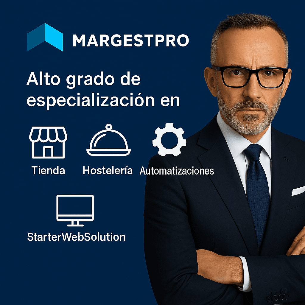 Descubre las soluciones IA de MargestPro y productos destacados Inteligentes para Negocios. Automatiza atención al cliente, ventas, operaciones y marketing con productos diseñados para escalar sin perder el control. Este catálogo incluye nuestras automatizaciones más potentes, listas para implementarse por separado o integradas en nuestras Suites.