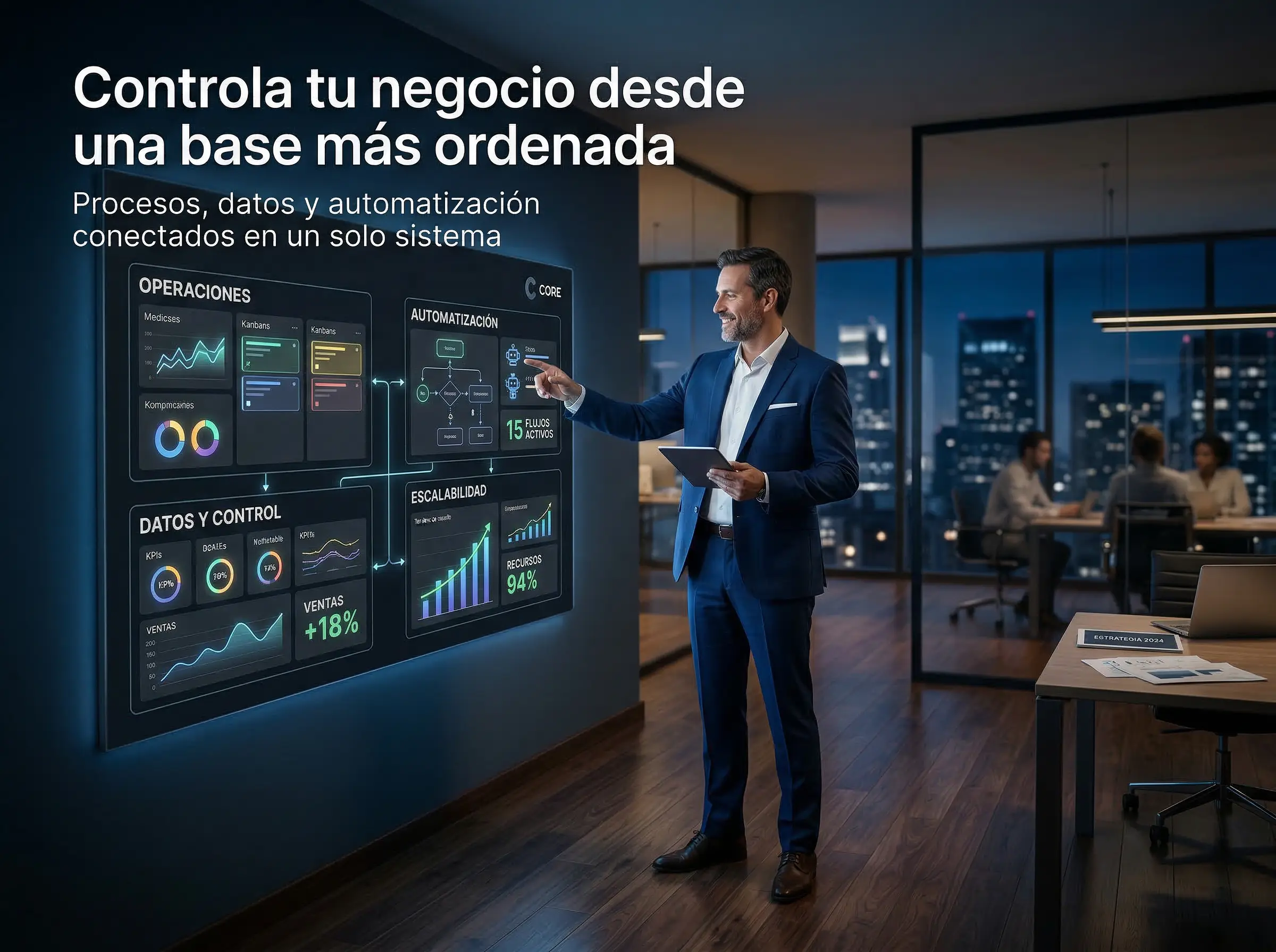 Soluciones de MargestPro para web, automatización e inteligencia artificial